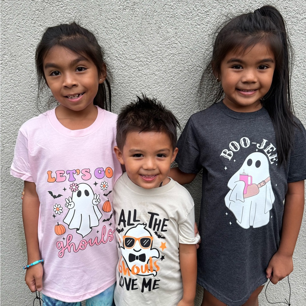 3 HALLOWEEN KIDS SHIRT CUSTOMIZED BUNDLE